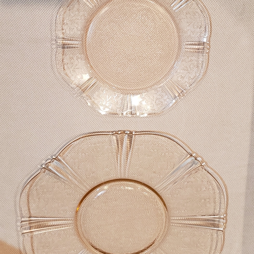 Depression Glass Plates